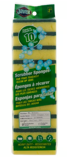 Javex Scrubber Sponges - Pack of 10